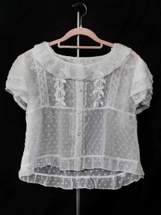 Lolita chiffon fly sleeve lining