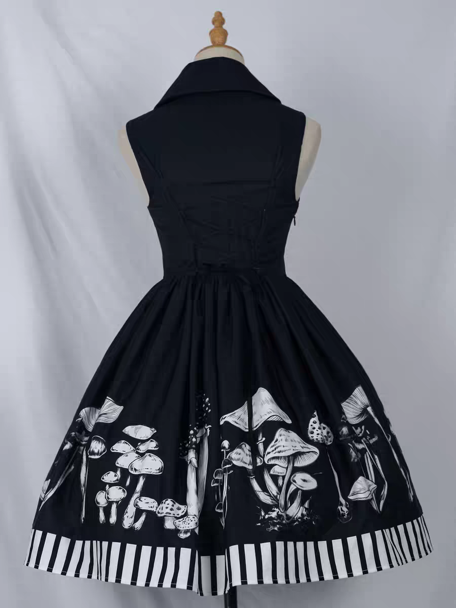 【Poison Mushroom】 Gothic Lolita Dress JSK