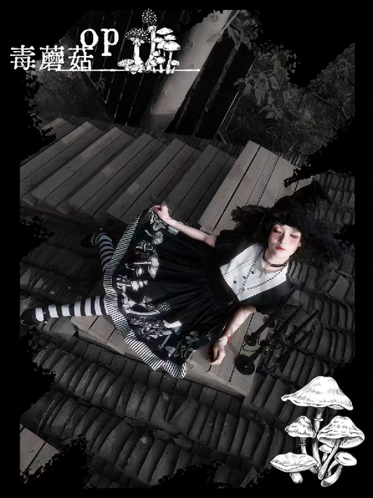 【Poison Mushroom】 Gothic Lolita Dress OP