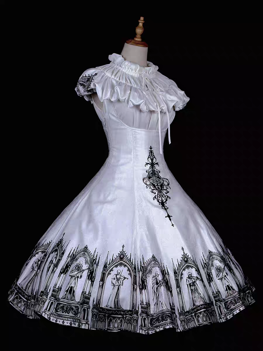【Nocturne of the Dead】flower bud shirt can be drawstring
