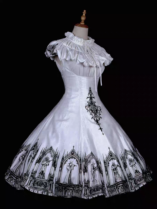 【Nocturne of the Dead】flower bud shirt can be drawstring