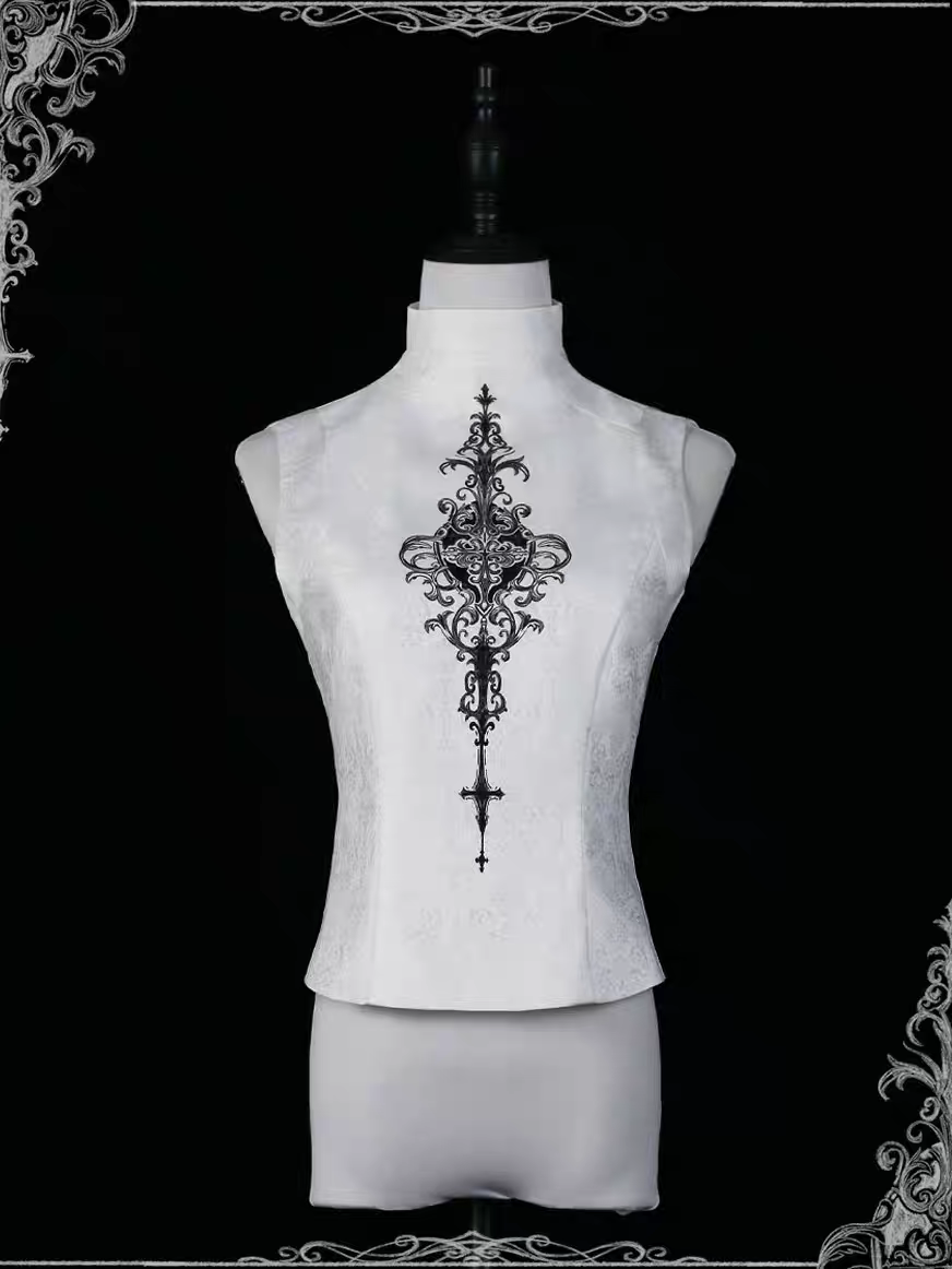 【Nocturne of the Dead】Printed inner vest sleeveless