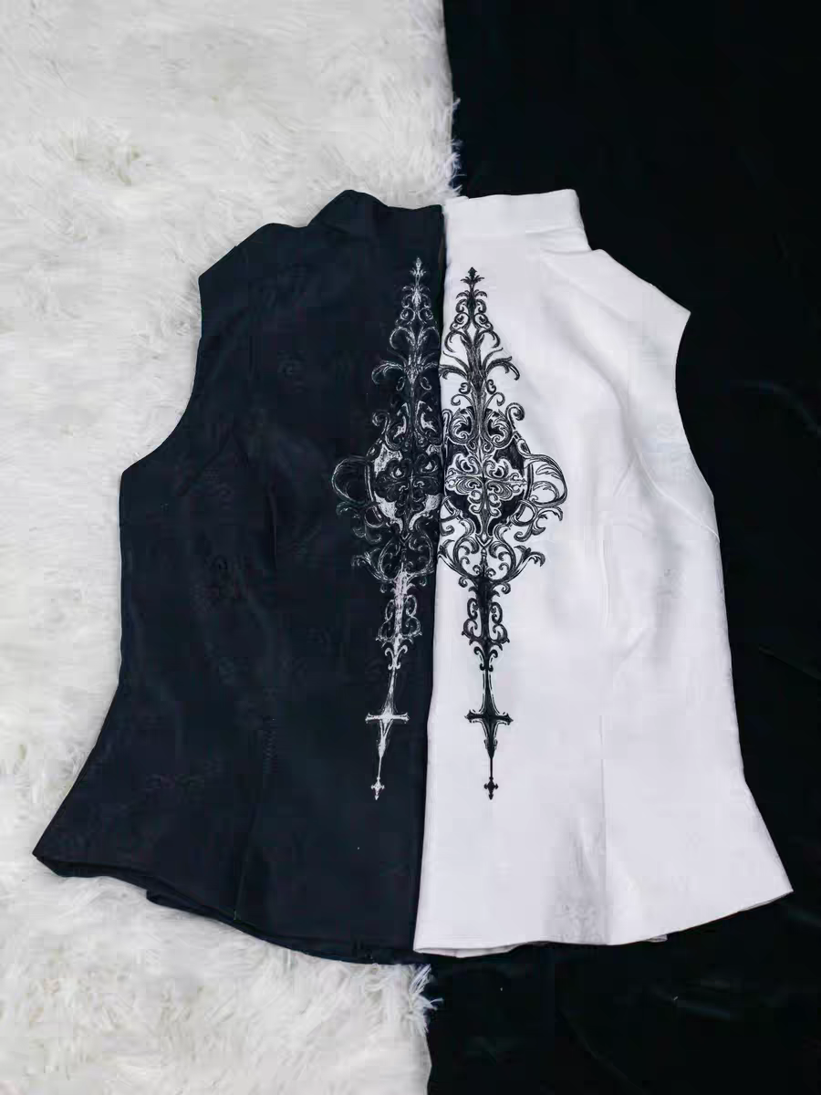 【Nocturne of the Dead】Printed inner vest sleeveless
