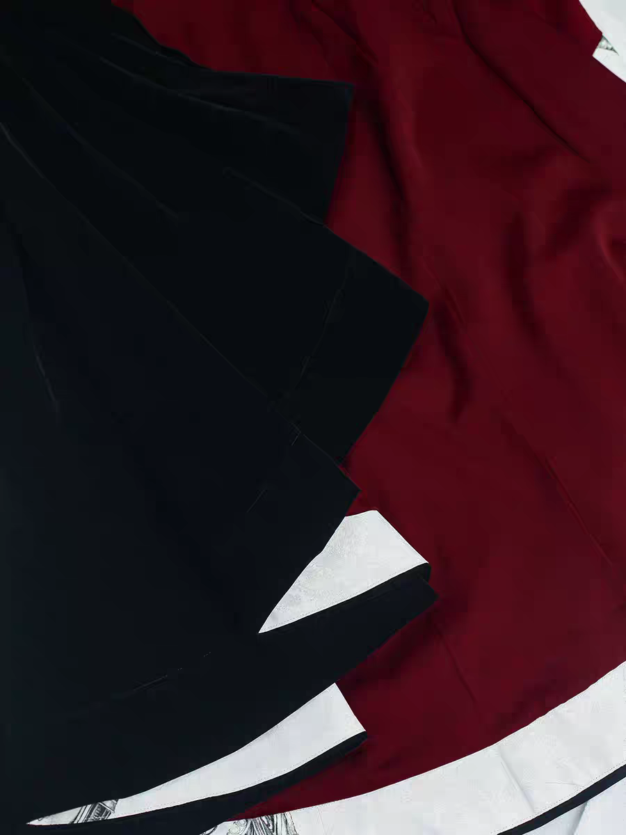 【Nocturne of the Dead】Long velvet irregular hem dress