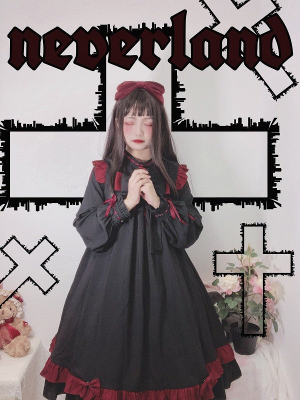 Rebellious Angel Breast-high Gothic One-piece