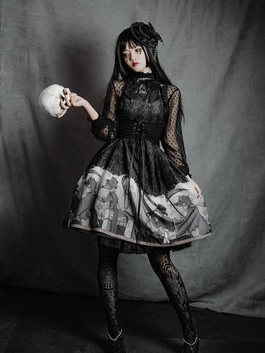 Delorme Grey Crow Jumperskirt