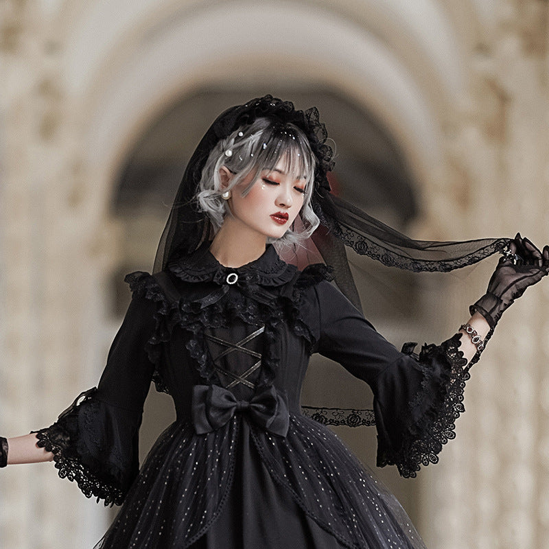 'Headveil' Romantic and Beautiful Flower Wedding Lolita