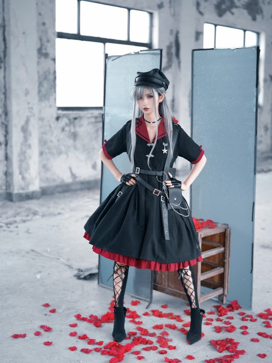 The Furious Yama Collaboration Xiaokui Military One-piece