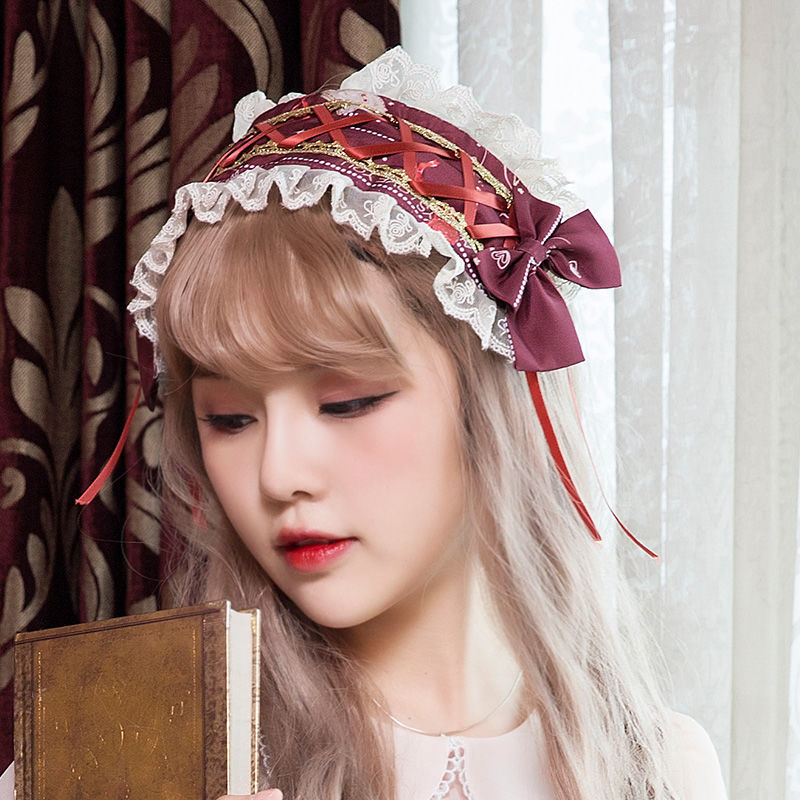 Sweet bow lace headband with multiple colors to choose from