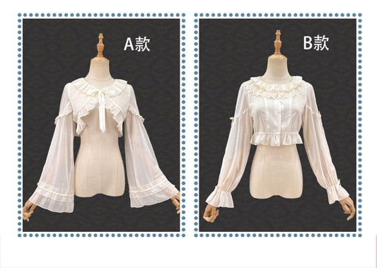 Versatile outer shirt A and B styles