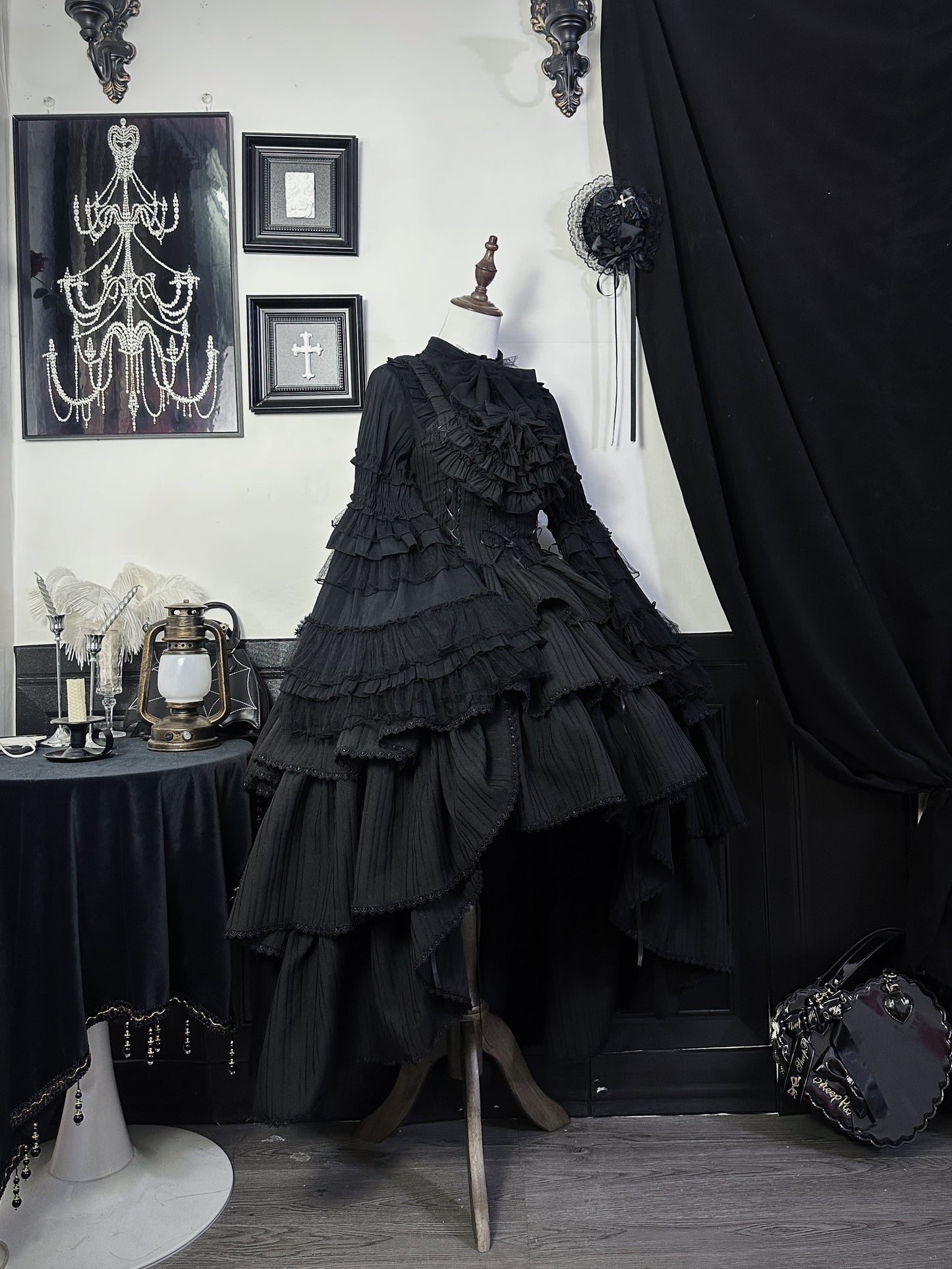 Evening banquet corridor -Gothic Lolita princess sleeves & jsk set