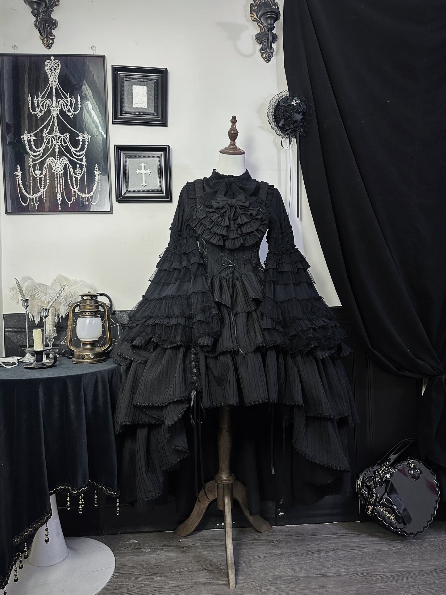 Evening banquet corridor -Gothic Lolita princess sleeves & jsk set