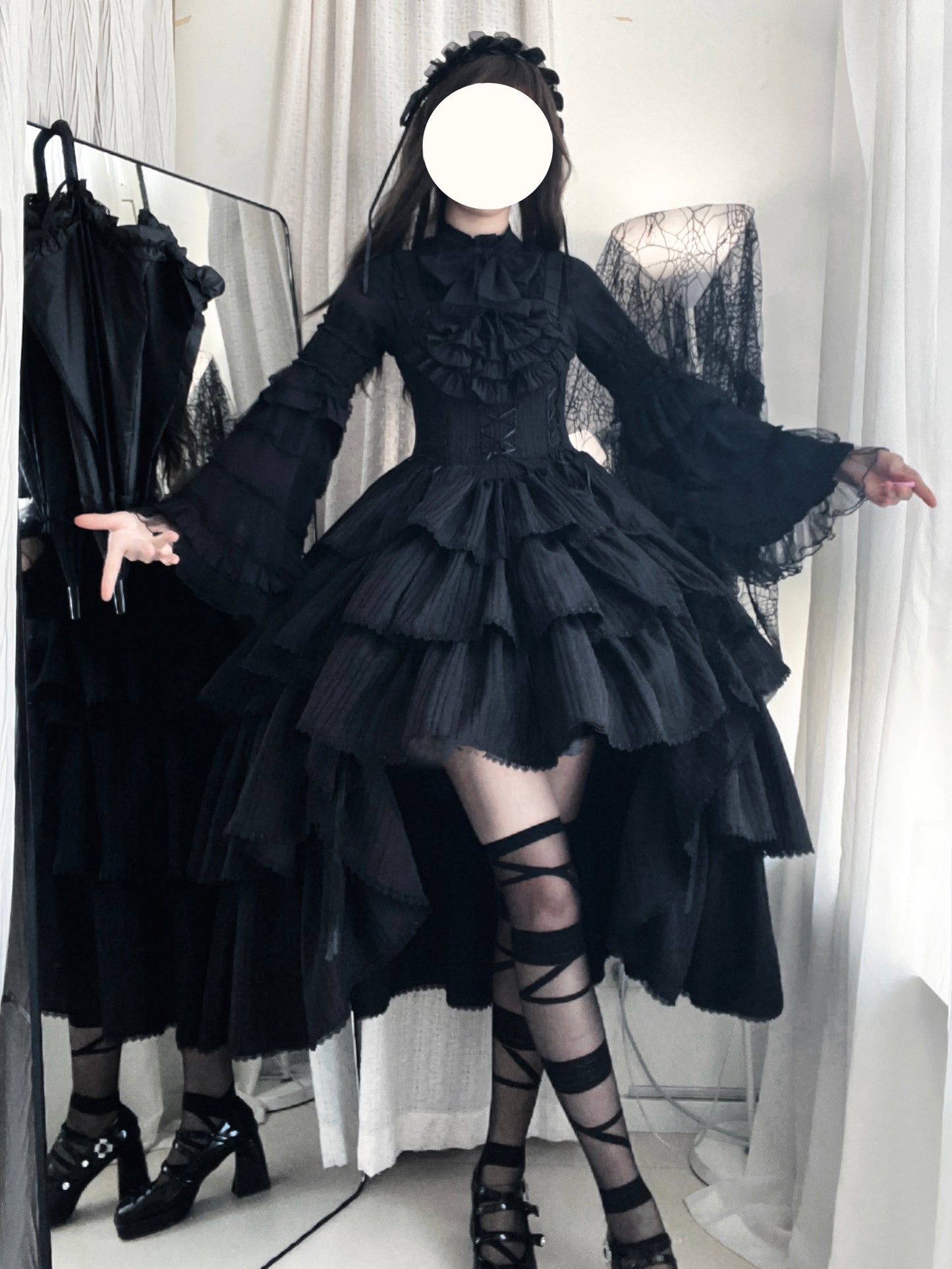 Evening banquet corridor -Gothic Lolita princess sleeves & jsk set
