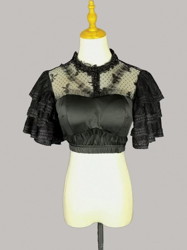 Comes with chest cushion and Lolita lace shirt in three colors