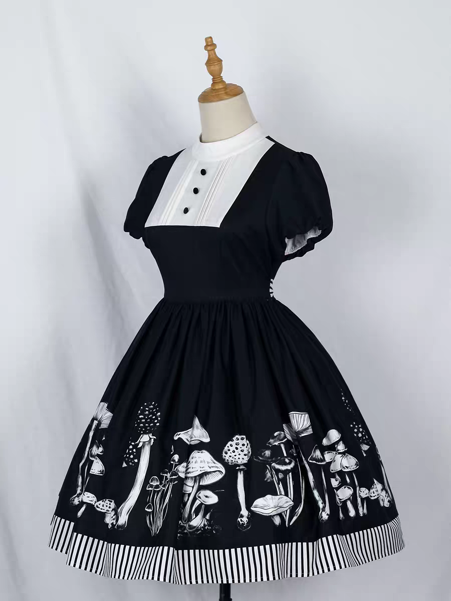 【Poison Mushroom】 Gothic Lolita Dress OP