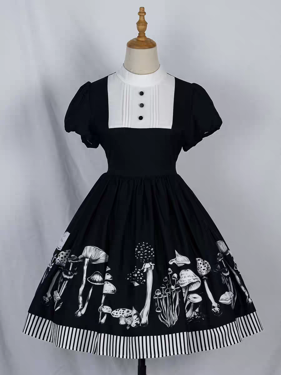 【Poison Mushroom】 Gothic Lolita Dress OP