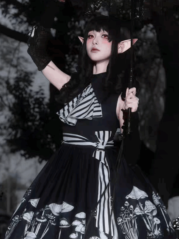 【Poison Mushroom】 Gothic Lolita Dress JSK