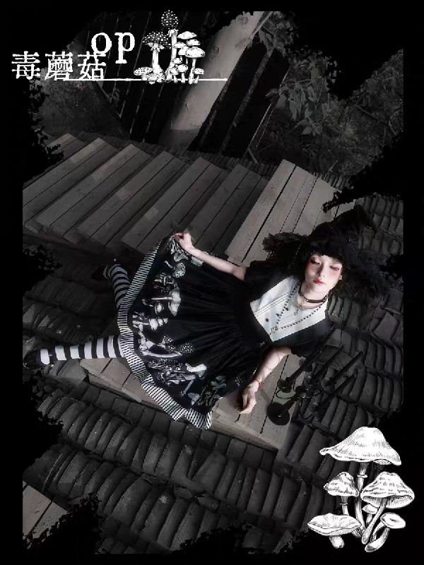 【Poison Mushroom】 Gothic Lolita Dress OP