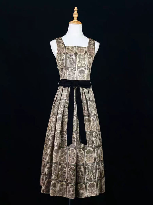 Plant Catalog Tank Top JSK Original Printed Tank Top Skirt Long Skirt Daily JM Type