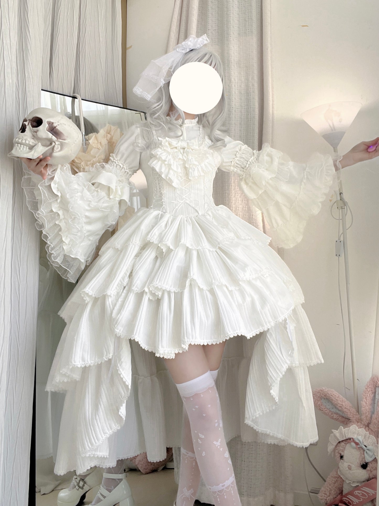Evening banquet corridor -Gothic Lolita princess sleeves & jsk set