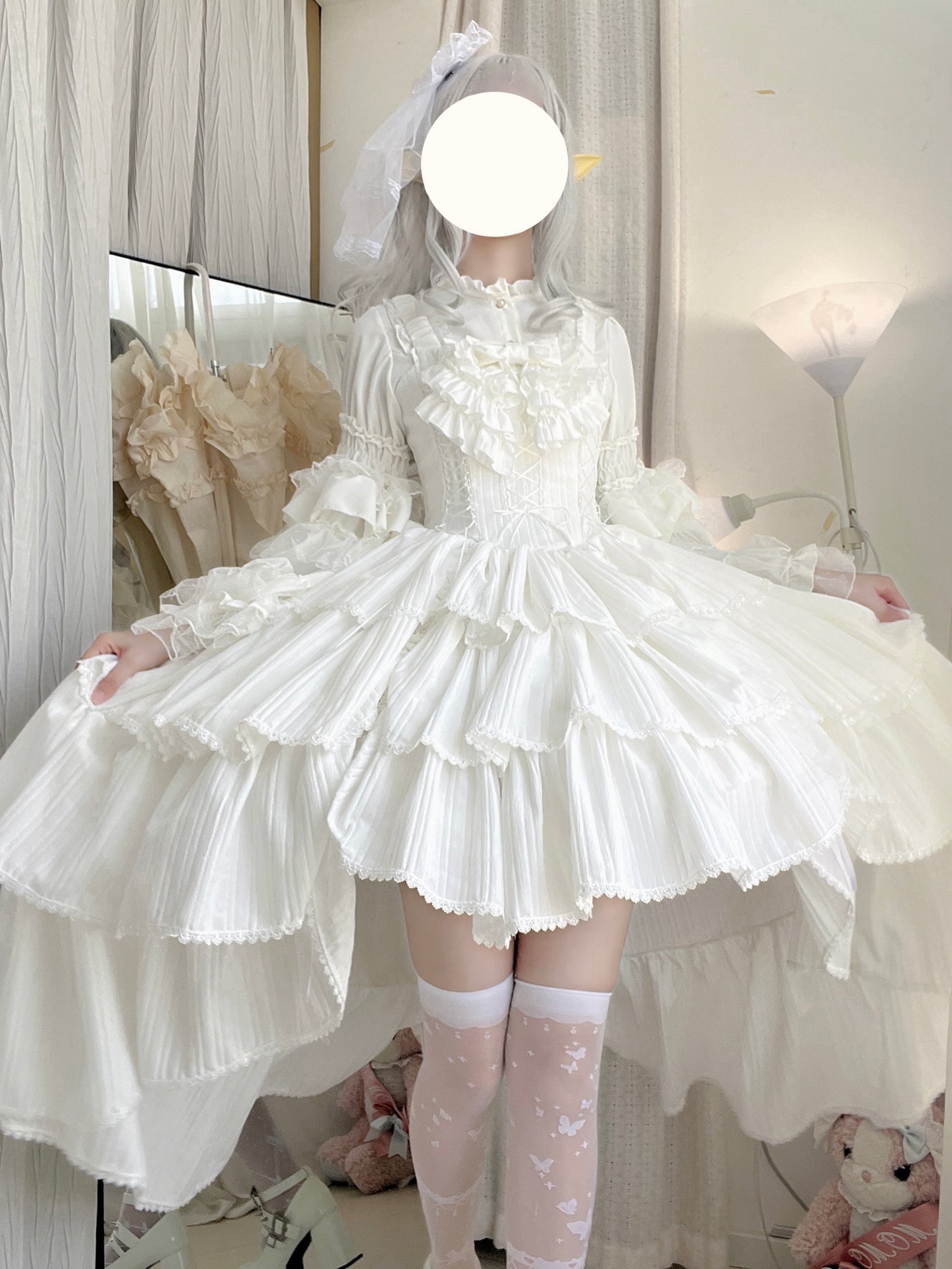 Evening banquet corridor -Gothic Lolita princess sleeves & jsk set