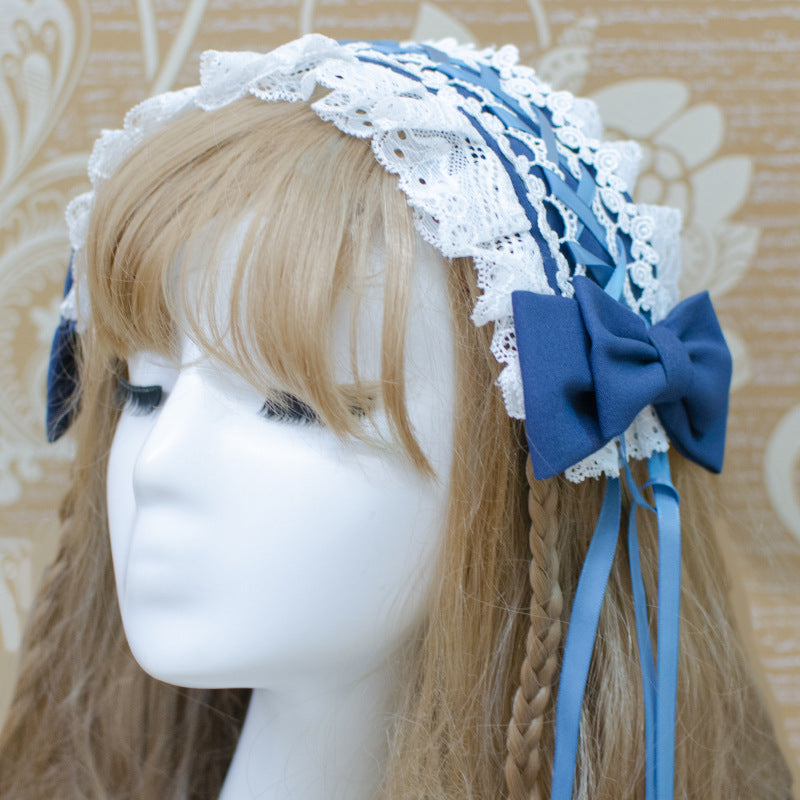 Sweet bow lace headband with multiple colors to choose from