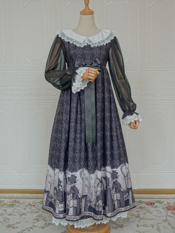Delorme Grey Crow Long Sleeve One-piece