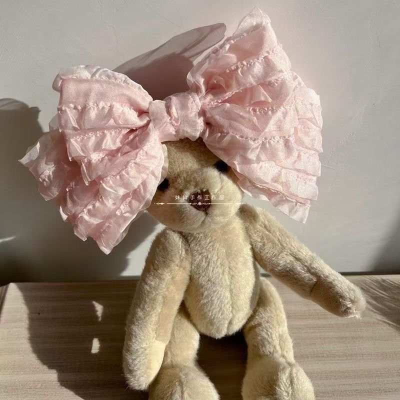 maid Loita double-layer bow hairpin