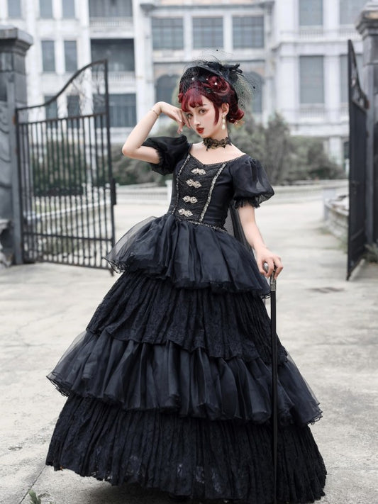 Snow Song Elegant Vintage Wedding One-piece
