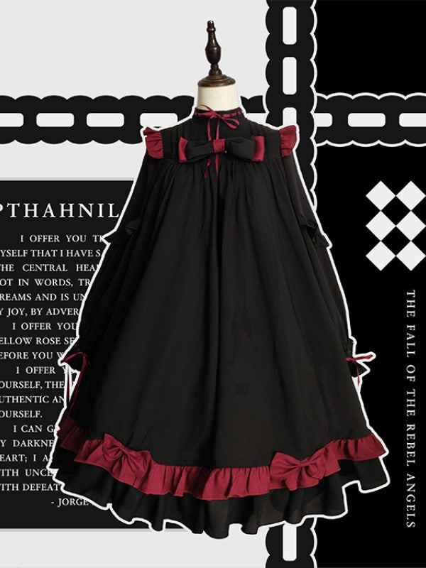 Rebellious Angel Breast-high Gothic One-piece