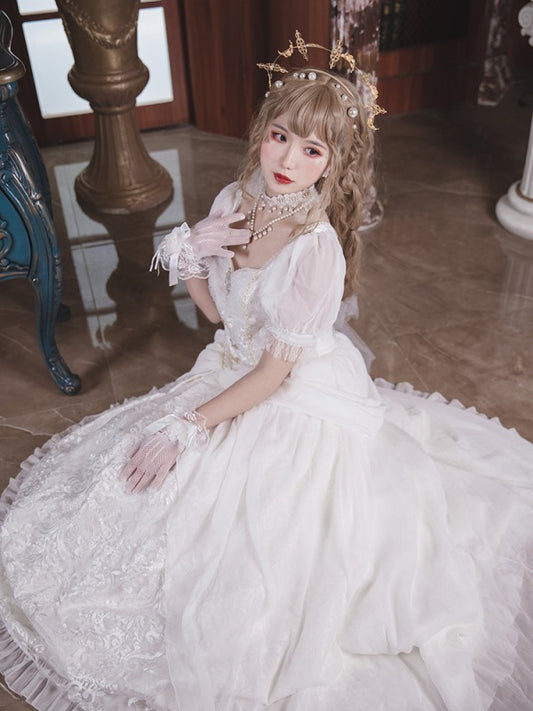 Snow-glow Bride One-piece