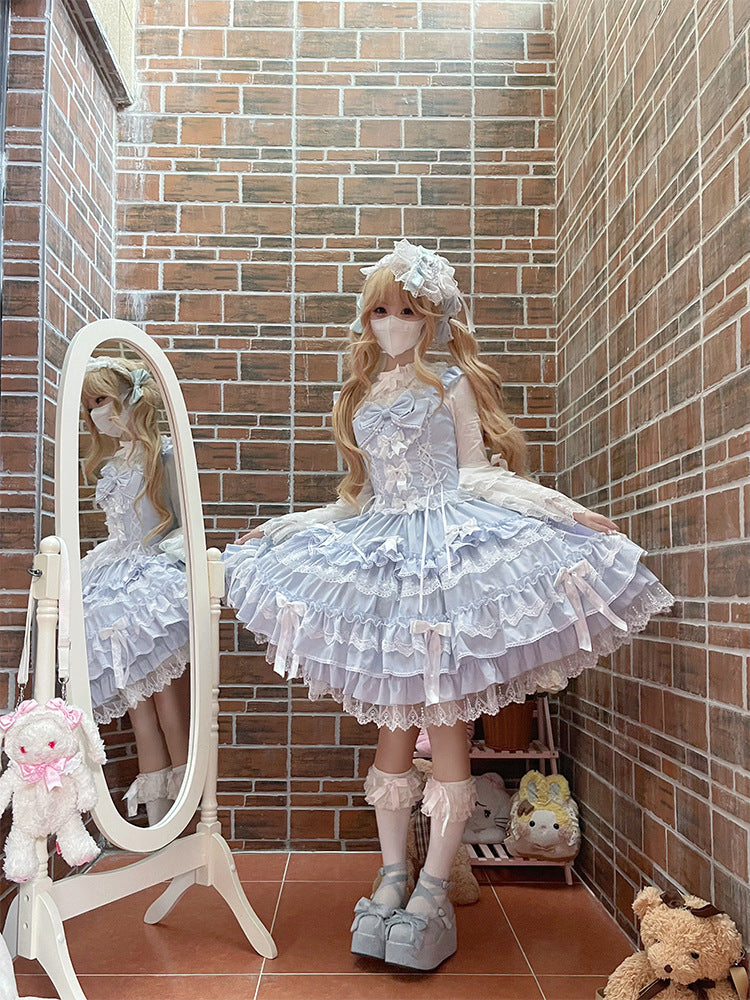 [Love Notebook] Sweet Doll Multi Color Optional JSK Lolita