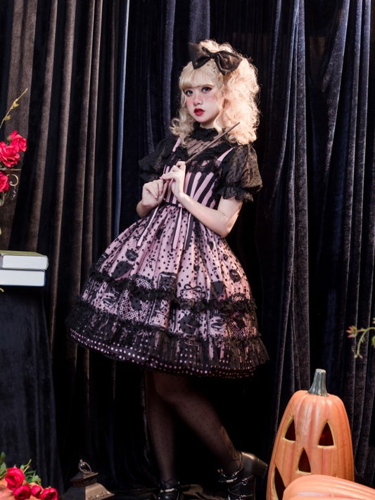 Witch Kitty Gothic Halloween Jumperskirt