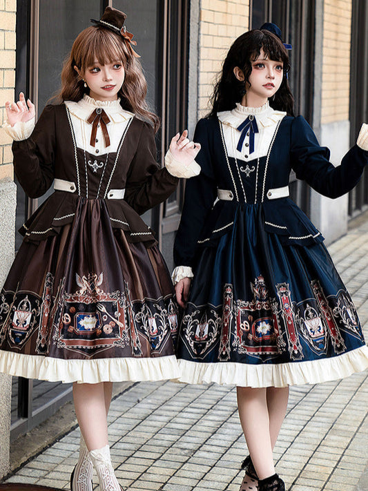 [Chocolate Academy OP] Elegant Academy Style Lolita Dress