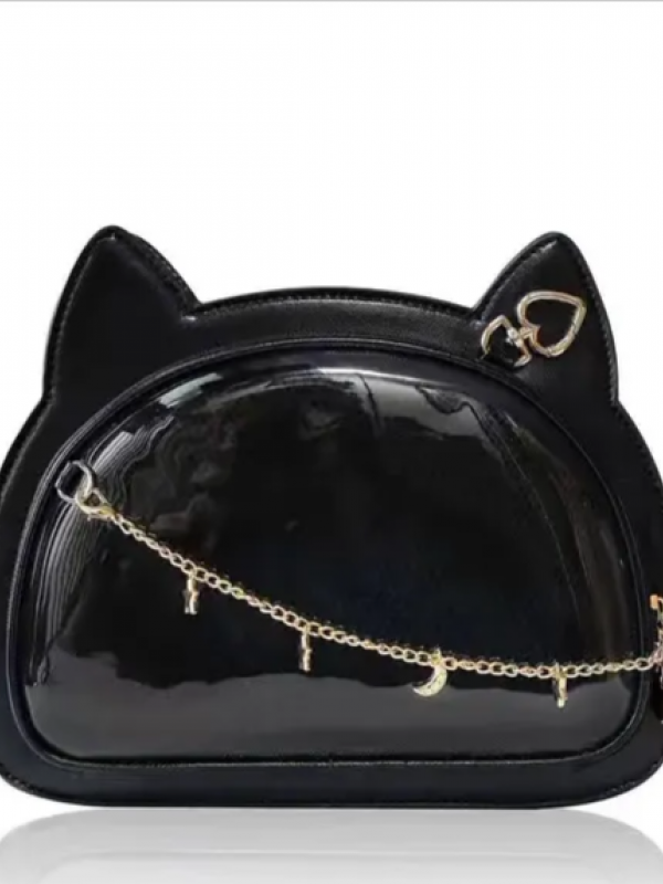 Japanese Sweet Two-dimensional Cat Shoulder Handbag