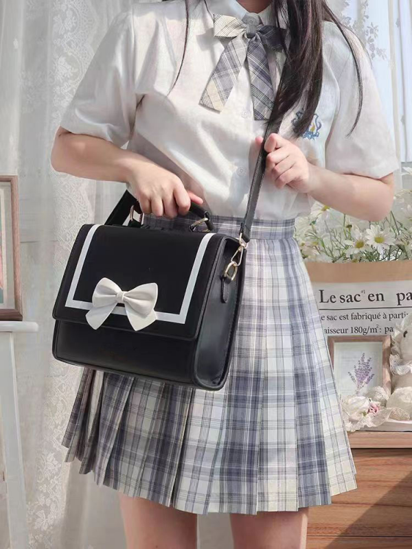 JK Japanese Navy Style Crossbody Bag