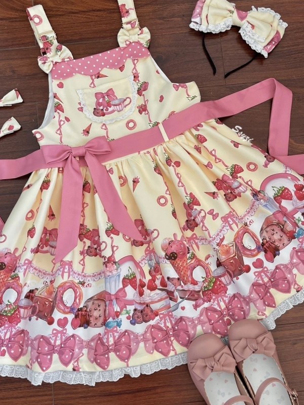 Dessert Party cute sweet print dress