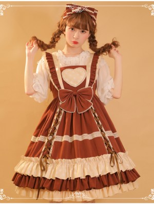 Eieyomi - Milk Coffee Jumperskirt