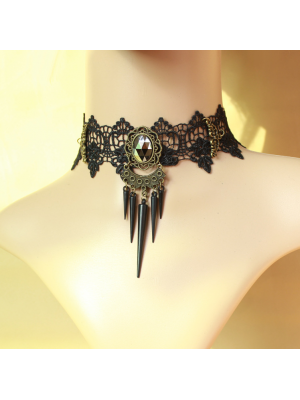 Gothic Black Lace Vintage Choker