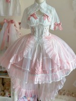 Pink Sweet Lolita Dress Fairy JSK Suspender Skirt