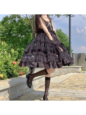 Lolita Star Firefly Dress JSK Suspender Dress Women
