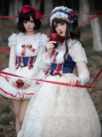 Sweet And Cute Lolita Dress Contrasting colors JSK Suspender Dress