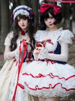 Sweet And Cute Lolita Dress JSK Suspender Short Dress