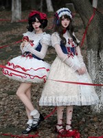 Sweet And Cute Lolita Dress Contrasting colors JSK Suspender Dress