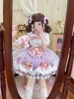 Purple Sweet Lolita Dress JSK Suspender Bud Dress