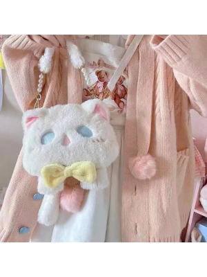 Soft and Cute Girl Plush Cat Cute Lolita Bag