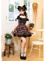 Sweet Floral OP Lolita Suspender Dress