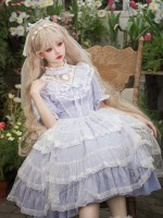 Lolita OP skirt Light Color CLA Series Elegant Palace Style Lolita Princess Skirt Puffy Skirt