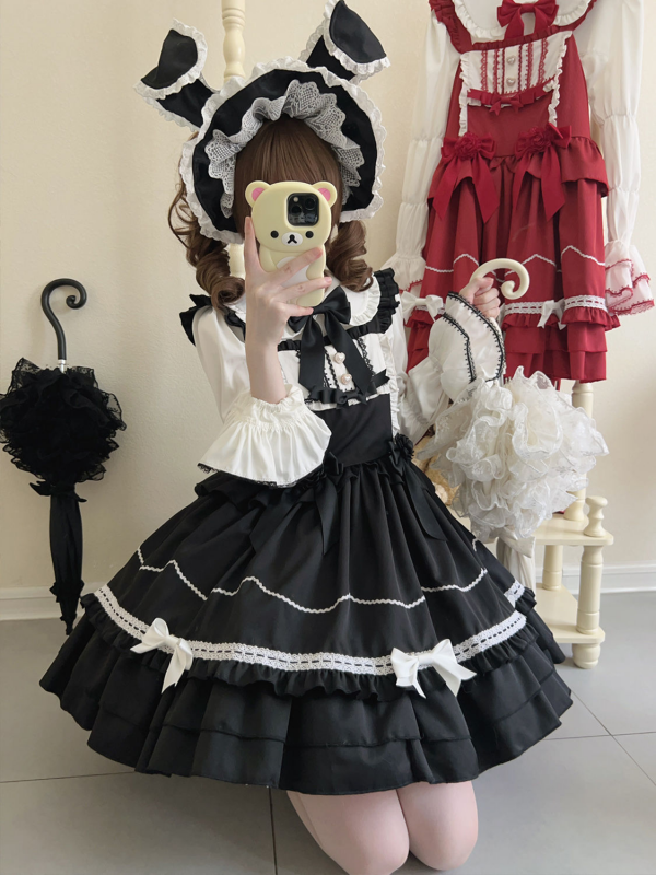 Lolita Cake Group Cute JSK Suspender Dress