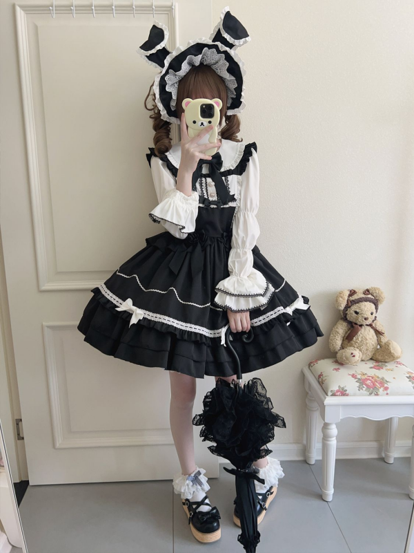 Lolita Cake Group Cute JSK Suspender Dress